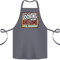 You're Looking at an Awesome Civil Engineer Cotton Apron 100% Organic Steel