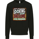 You're Looking at an Awesome Civil Engineer Mens Sweatshirt Jumper Black