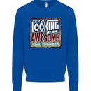 You're Looking at an Awesome Civil Engineer Mens Sweatshirt Jumper Royal Blue