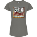You're Looking at an Awesome Civil Engineer Womens Petite Cut T-Shirt Charcoal