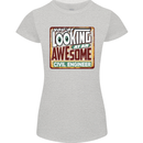 You're Looking at an Awesome Civil Engineer Womens Petite Cut T-Shirt Sports Grey