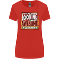 You're Looking at an Awesome Cleaner Womens Wider Cut T-Shirt Red