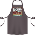 You're Looking at an Awesome Clerk Cotton Apron 100% Organic Dark Grey