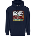 You're Looking at an Awesome Coach Mens 80% Cotton Hoodie Navy Blue