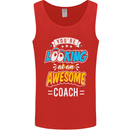You're Looking at an Awesome Coach Mens Vest Tank Top Red