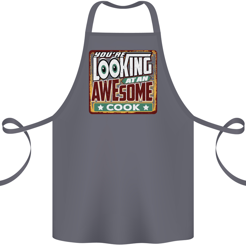 You're Looking at an Awesome Cook Cotton Apron 100% Organic Steel