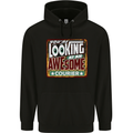 You're Looking at an Awesome Courier Mens 80% Cotton Hoodie Black