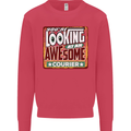 You're Looking at an Awesome Courier Mens Sweatshirt Jumper Heliconia