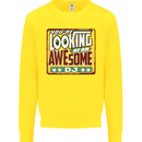 You're Looking at an Awesome DJ Kids Sweatshirt Jumper Yellow