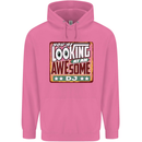 You're Looking at an Awesome DJ Mens 80% Cotton Hoodie Azelea