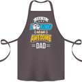 You're Looking at an Awesome Dad Cotton Apron 100% Organic Dark Grey
