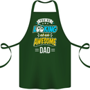 You're Looking at an Awesome Dad Cotton Apron 100% Organic Forest Green