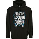 You're Looking at an Awesome Dad Mens 80% Cotton Hoodie Black
