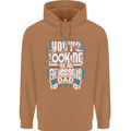 You're Looking at an Awesome Dad Mens 80% Cotton Hoodie Caramel Latte