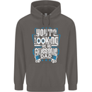 You're Looking at an Awesome Dad Mens 80% Cotton Hoodie Charcoal