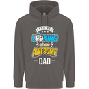 You're Looking at an Awesome Dad Mens 80% Cotton Hoodie Charcoal