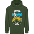 You're Looking at an Awesome Dad Mens 80% Cotton Hoodie Forest Green