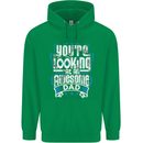 You're Looking at an Awesome Dad Mens 80% Cotton Hoodie Irish Green