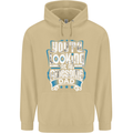 You're Looking at an Awesome Dad Mens 80% Cotton Hoodie Sand
