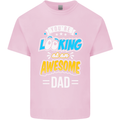 You're Looking at an Awesome Dad Mens Cotton T-Shirt Tee Top Light Pink