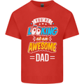 You're Looking at an Awesome Dad Mens Cotton T-Shirt Tee Top Red