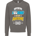 You're Looking at an Awesome Dad Mens Sweatshirt Jumper Charcoal