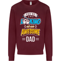 You're Looking at an Awesome Dad Mens Sweatshirt Jumper Maroon