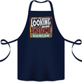 You're Looking at an Awesome Dancer Cotton Apron 100% Organic Navy Blue