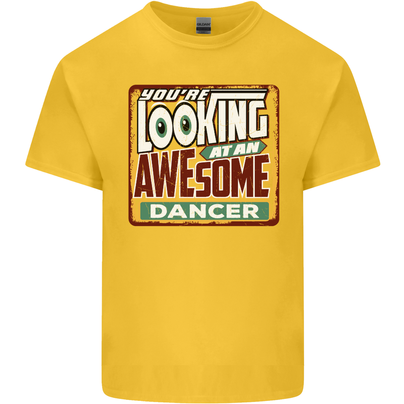 You're Looking at an Awesome Dancer Kids T-Shirt Childrens Yellow