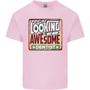 You're Looking at an Awesome Dentist Mens Cotton T-Shirt Tee Top Light Pink