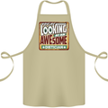 You're Looking at an Awesome Dietician Cotton Apron 100% Organic Khaki