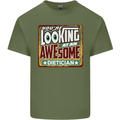 You're Looking at an Awesome Dietician Mens Cotton T-Shirt Tee Top Military Green
