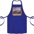 You're Looking at an Awesome Dietitian Cotton Apron 100% Organic Royal Blue