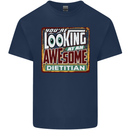 You're Looking at an Awesome Dietitian Mens Cotton T-Shirt Tee Top Navy Blue