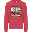 You're Looking at an Awesome Dietitian Mens Sweatshirt Jumper Heliconia