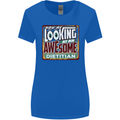 You're Looking at an Awesome Dietitian Womens Wider Cut T-Shirt Royal Blue
