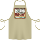 You're Looking at an Awesome Dinner Lady Cotton Apron 100% Organic Khaki