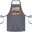 You're Looking at an Awesome Dinner Lady Cotton Apron 100% Organic Steel