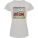 You're Looking at an Awesome Entrepreneur Womens Petite Cut T-Shirt Sports Grey