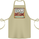 You're Looking at an Awesome Farmer Cotton Apron 100% Organic Khaki