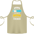 You're Looking at an Awesome Fireman Cotton Apron 100% Organic Khaki