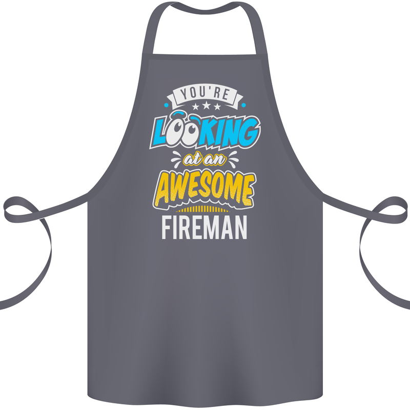 You're Looking at an Awesome Fireman Cotton Apron 100% Organic Steel