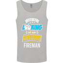 You're Looking at an Awesome Fireman Mens Vest Tank Top Sports Grey