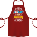 You're Looking at an Awesome Grandad Cotton Apron 100% Organic Maroon
