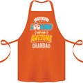 You're Looking at an Awesome Grandad Cotton Apron 100% Organic Orange