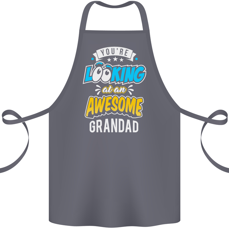 You're Looking at an Awesome Grandad Cotton Apron 100% Organic Steel