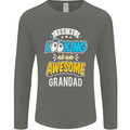 You're Looking at an Awesome Grandad Mens Long Sleeve T-Shirt Charcoal