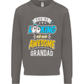 You're Looking at an Awesome Grandad Mens Sweatshirt Jumper Charcoal