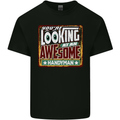 You're Looking at an Awesome Handyman Mens Cotton T-Shirt Tee Top Black