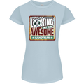 You're Looking at an Awesome Handyman Womens Petite Cut T-Shirt Light Blue